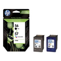 HP Original 56 and 57 black and colour Combo-pack Inkjet Print Cartridges (SA342AE)
